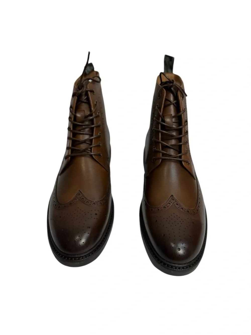 Polo Ralph Lauren Men's Asher leather wingtip boots